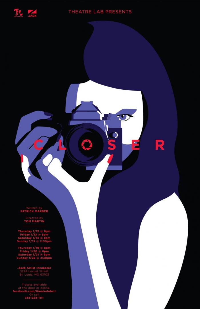 Closer runs Jan 12-22, 2017 at the .ZACK Theatre.